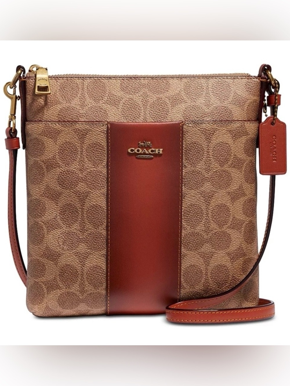 Coach Kitt Signature Jacquard Crossbody Bag